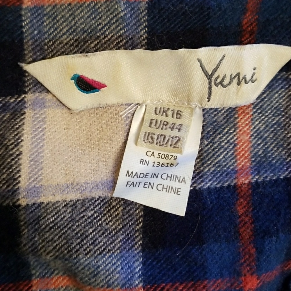 Sold Plaid fit and flare dress - Picture 4 of 5